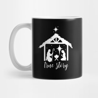 Christmas Nativity, True Story Nativity, Bethlehem, Holy night, Christmas Shirt, Christian Mug